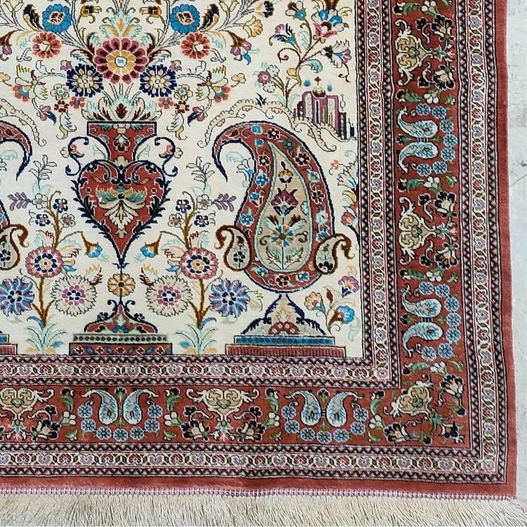 Handmade Persian Qom Silk - Masterpiece - Image 2