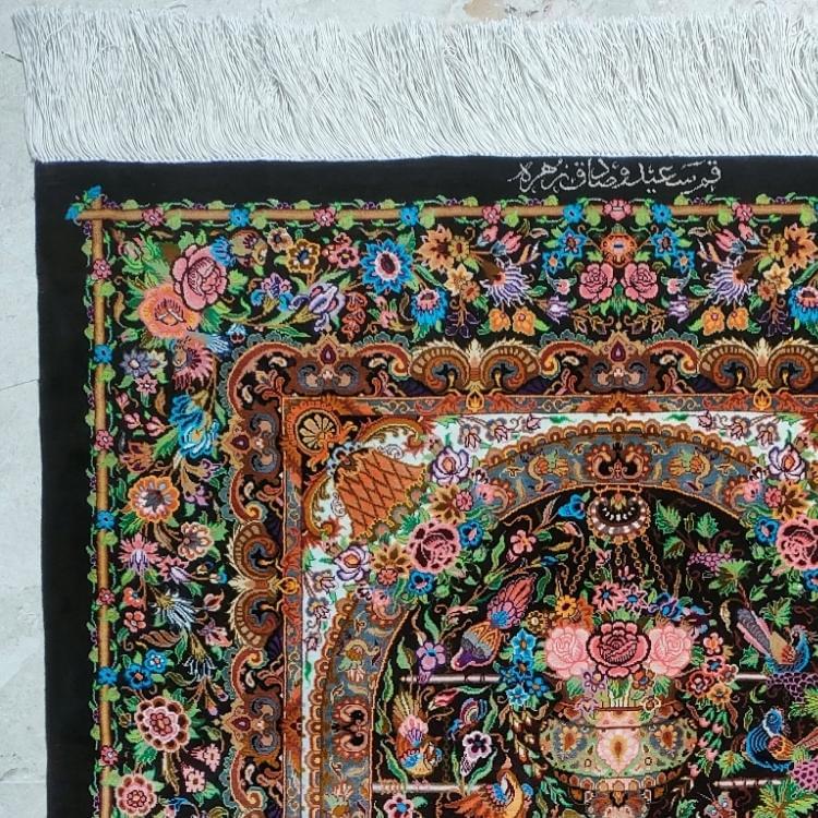 Handmade Persian Qom Silk – Masterpiece - Image 2